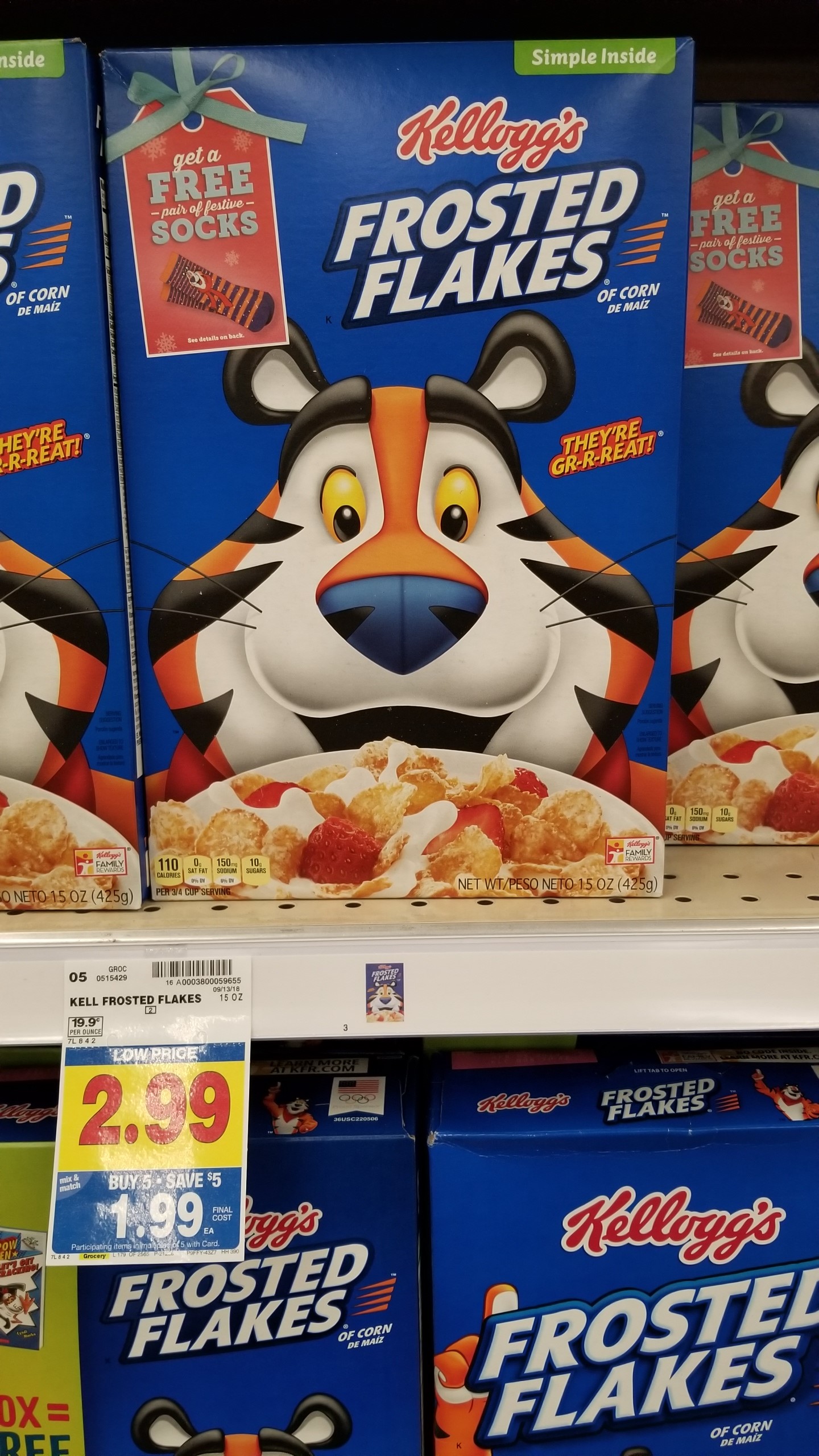 Kellogg S Frosted Flakes Just Kroger Couponing