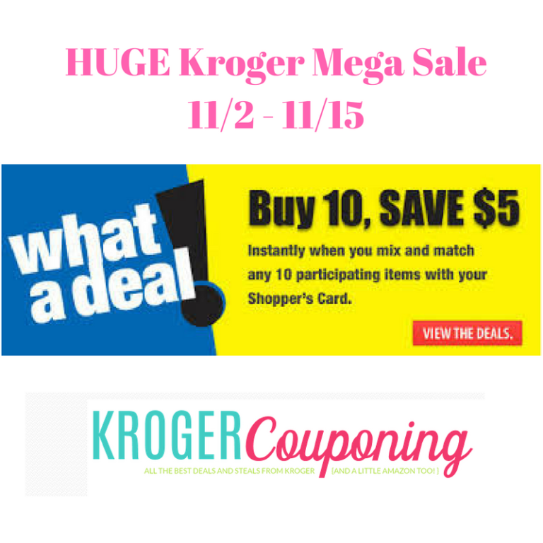 HUGE Kroger Mega Sale Full List! Kroger Couponing