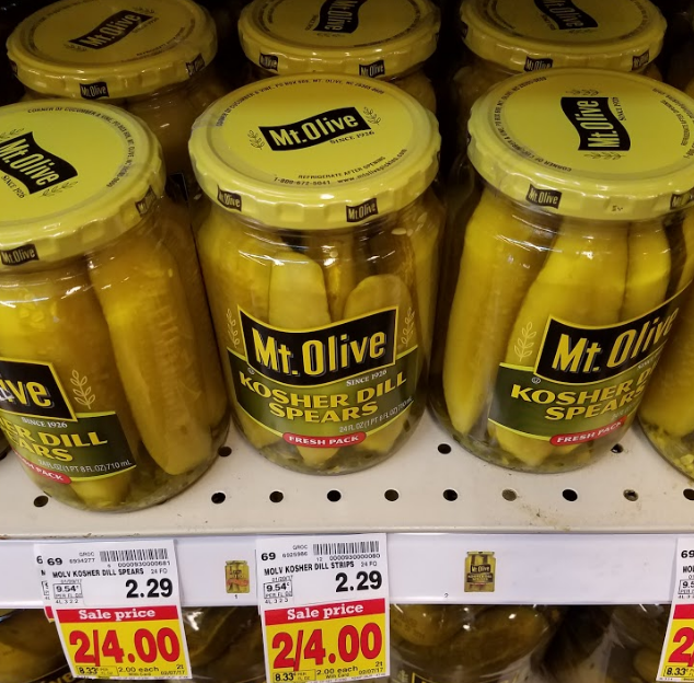 Mt Olive Pickles 1.60 at Kroger Kroger Couponing