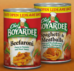 Chef Boyardee Cans or Cups $0.80 - Kroger Couponing