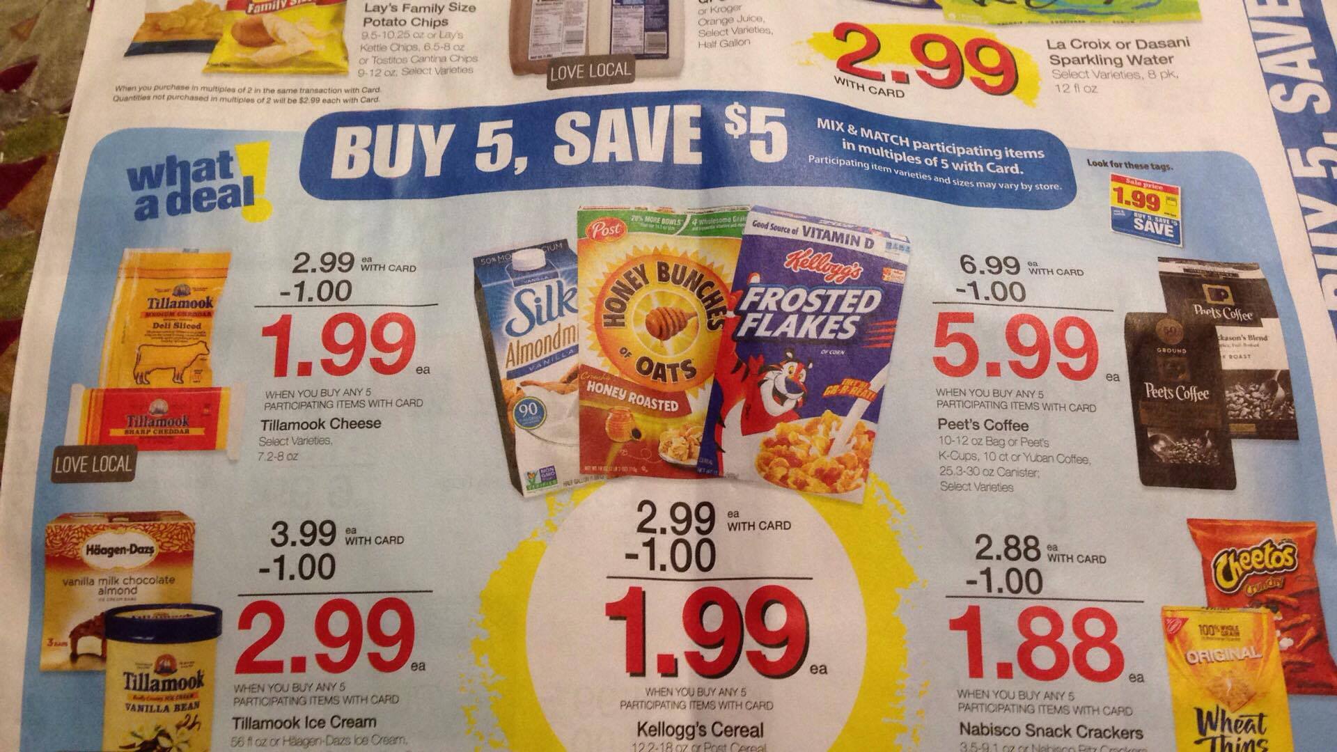 QFC Buy 5 Save 5 Mega Sale 3/8 3/21 Kroger Couponing