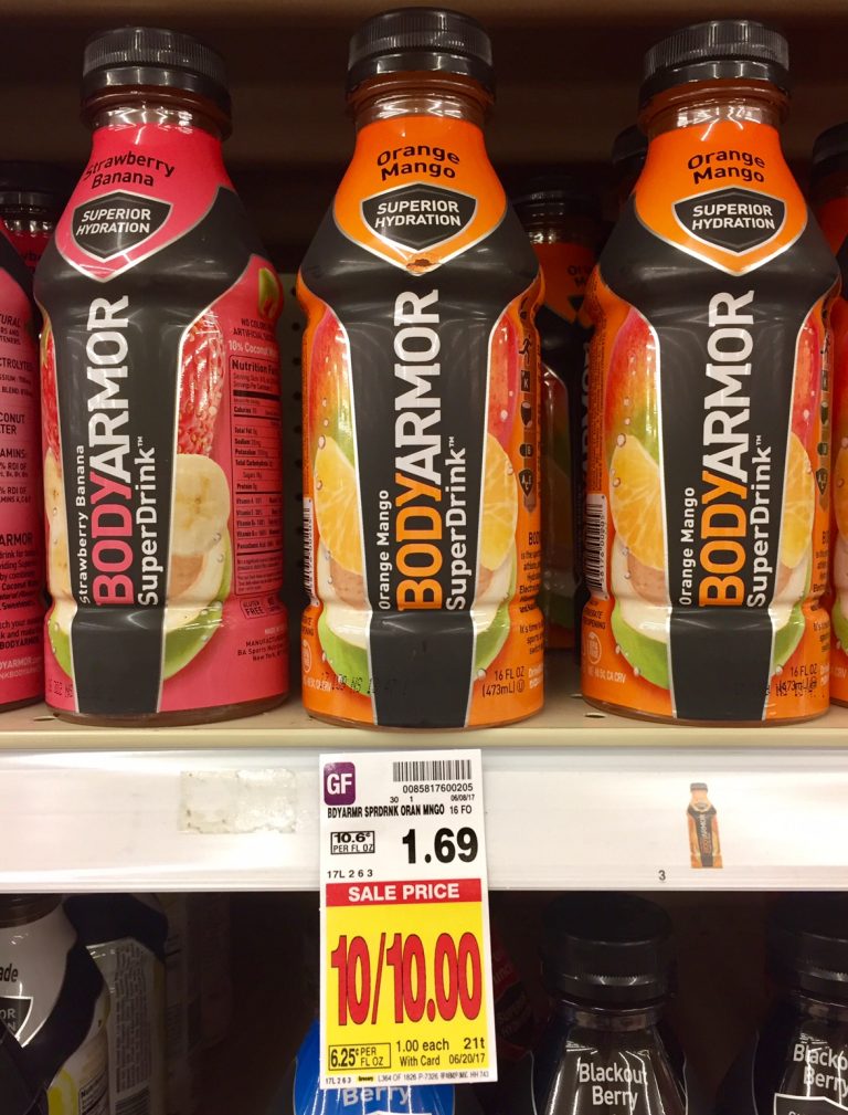 Body Armor just .50 Kroger Couponing