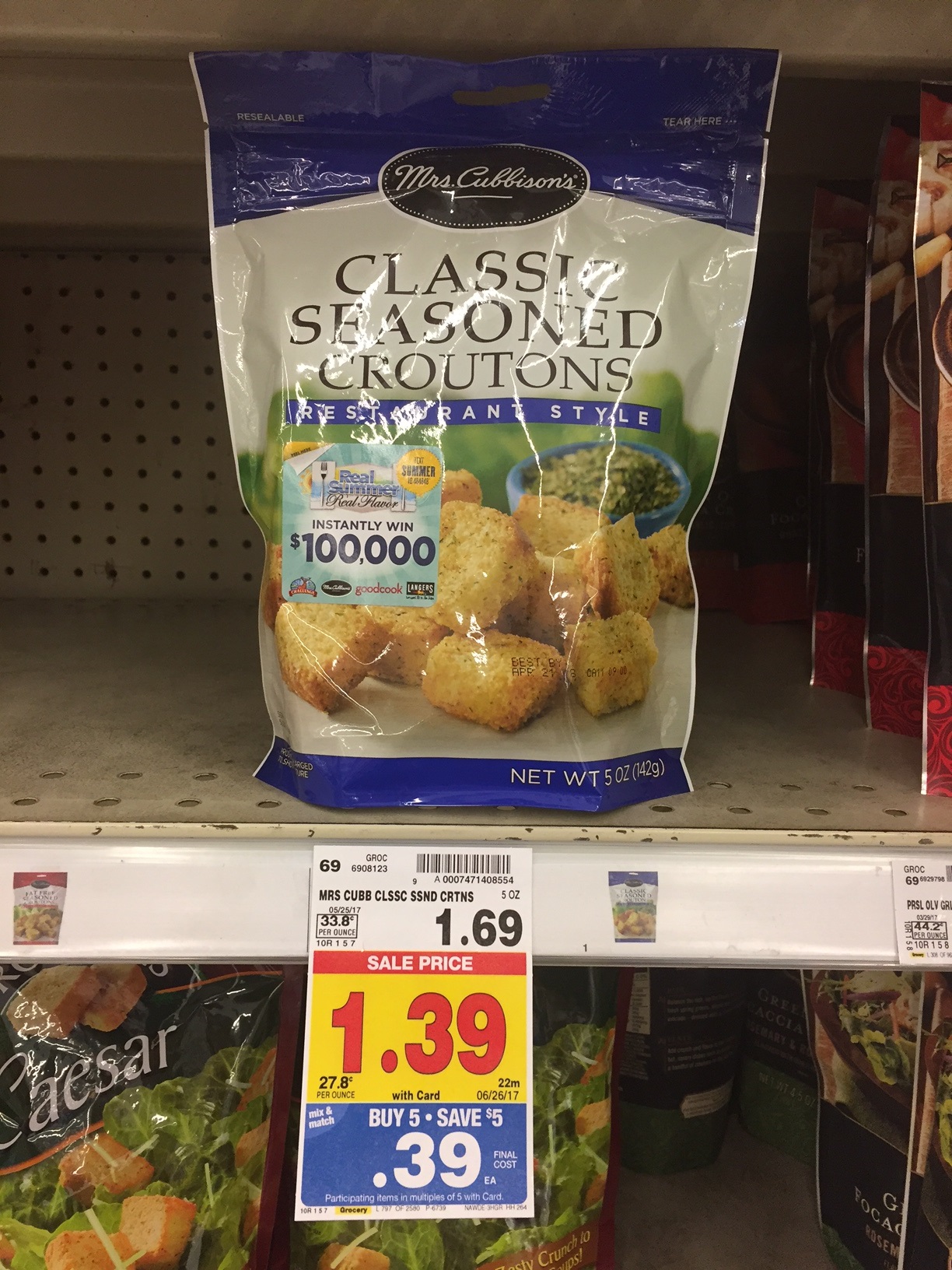 Free!! Mrs. Cubbison's Croutons - Kroger Couponing