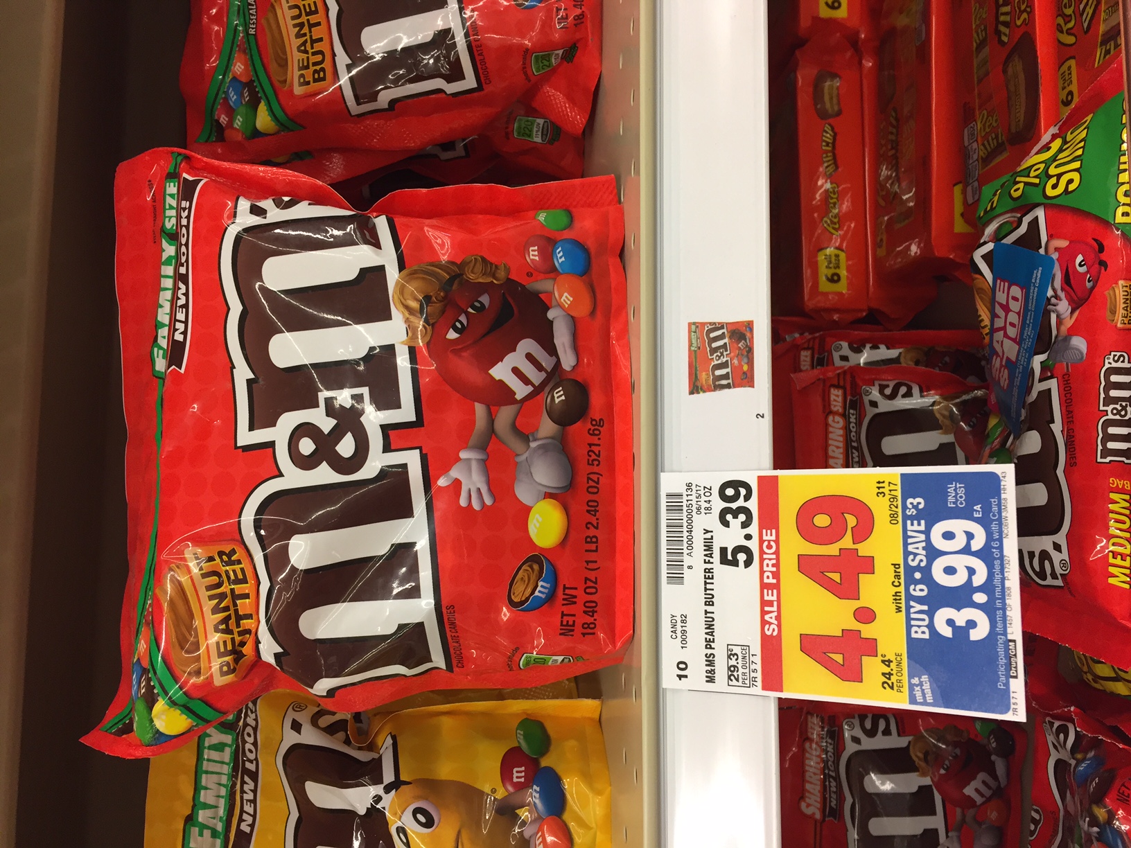 M&M's just 3.24 Kroger Couponing
