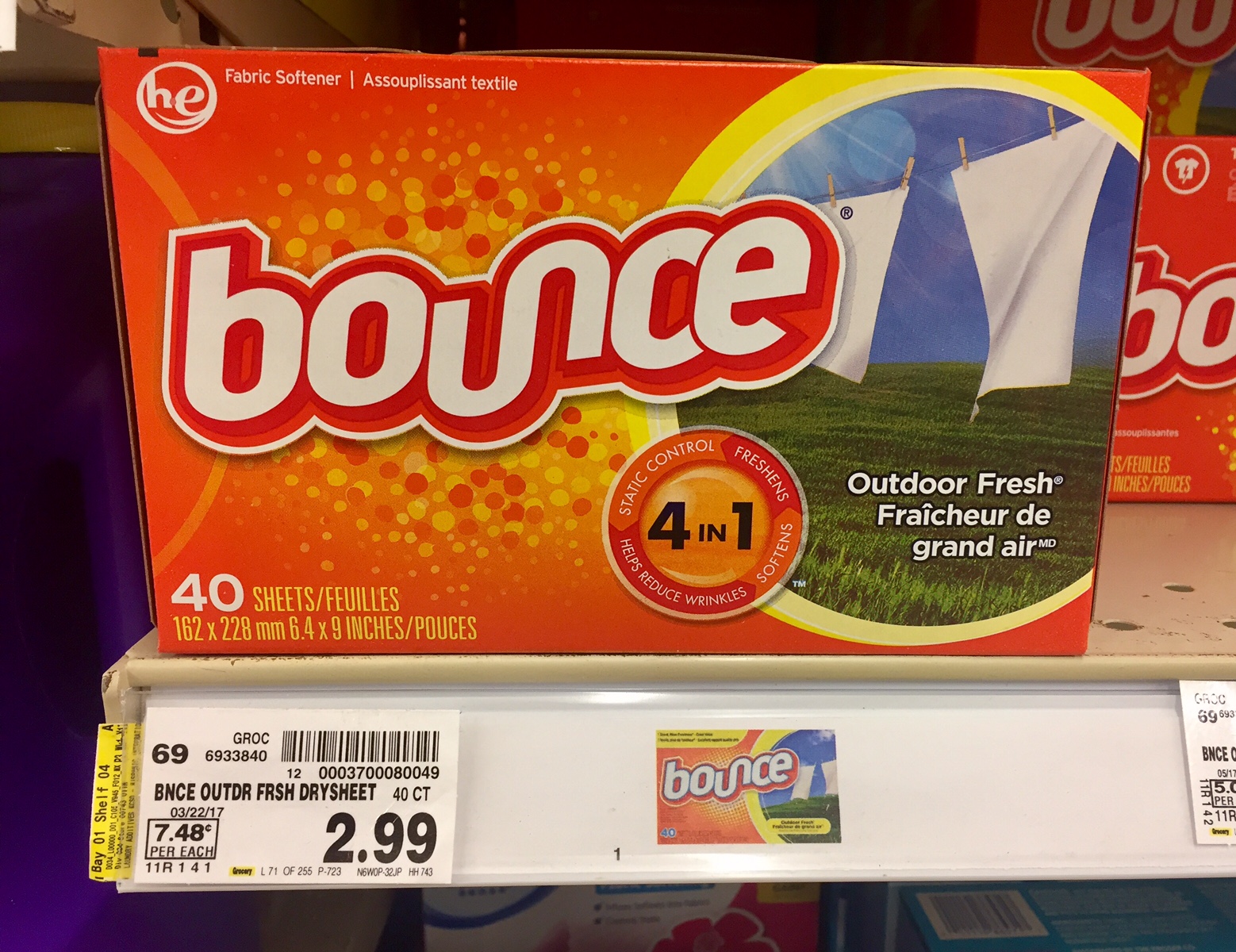 Bounce Dryer Sheets Just 1.99 Kroger Couponing