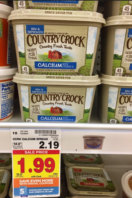 Country Crock spread $1.49 - Kroger Couponing