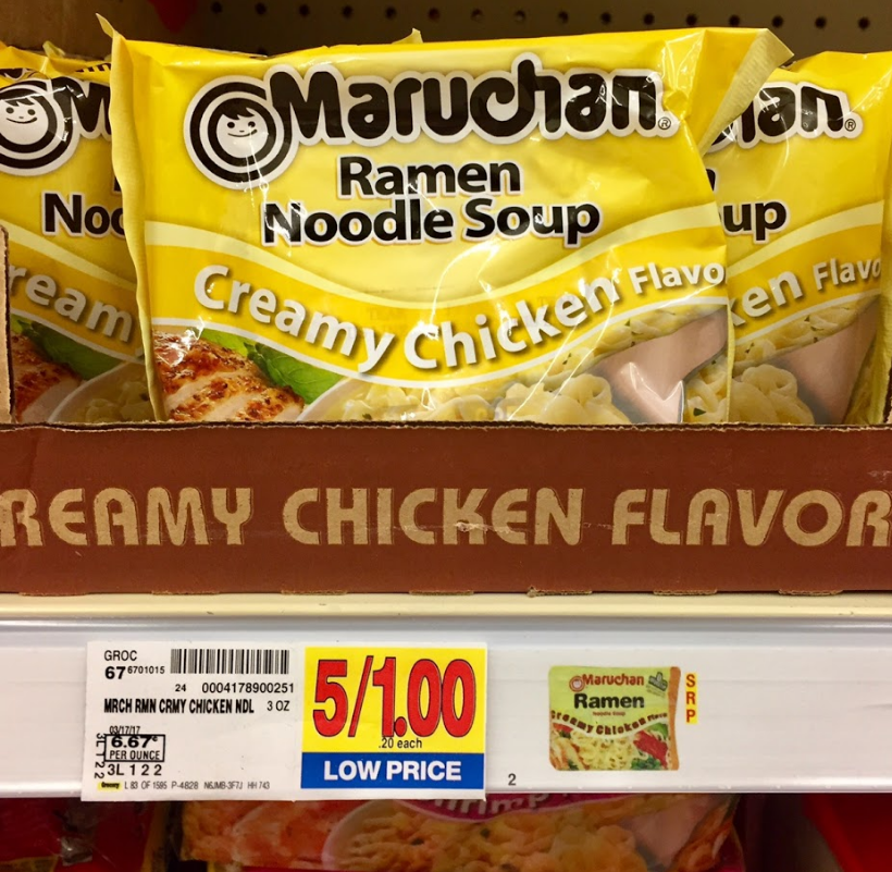 Ramen Noodles Only .15 each Kroger Couponing