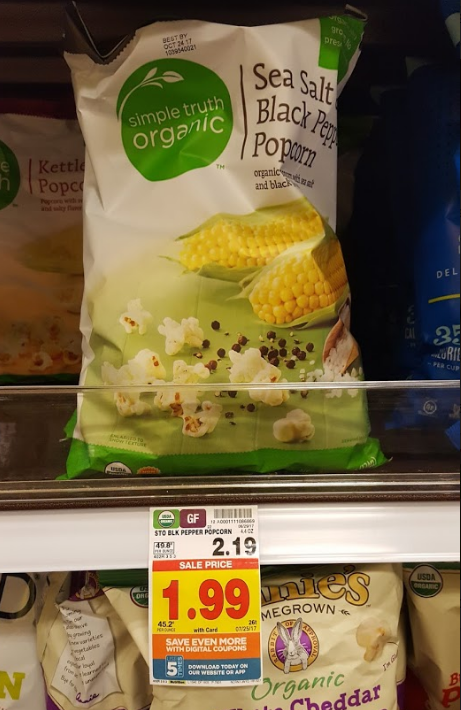 Simple Truth Organic Popcorn $1.49 - Kroger Couponing