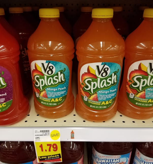 V8 Splash Drinks 1.29 Kroger Couponing