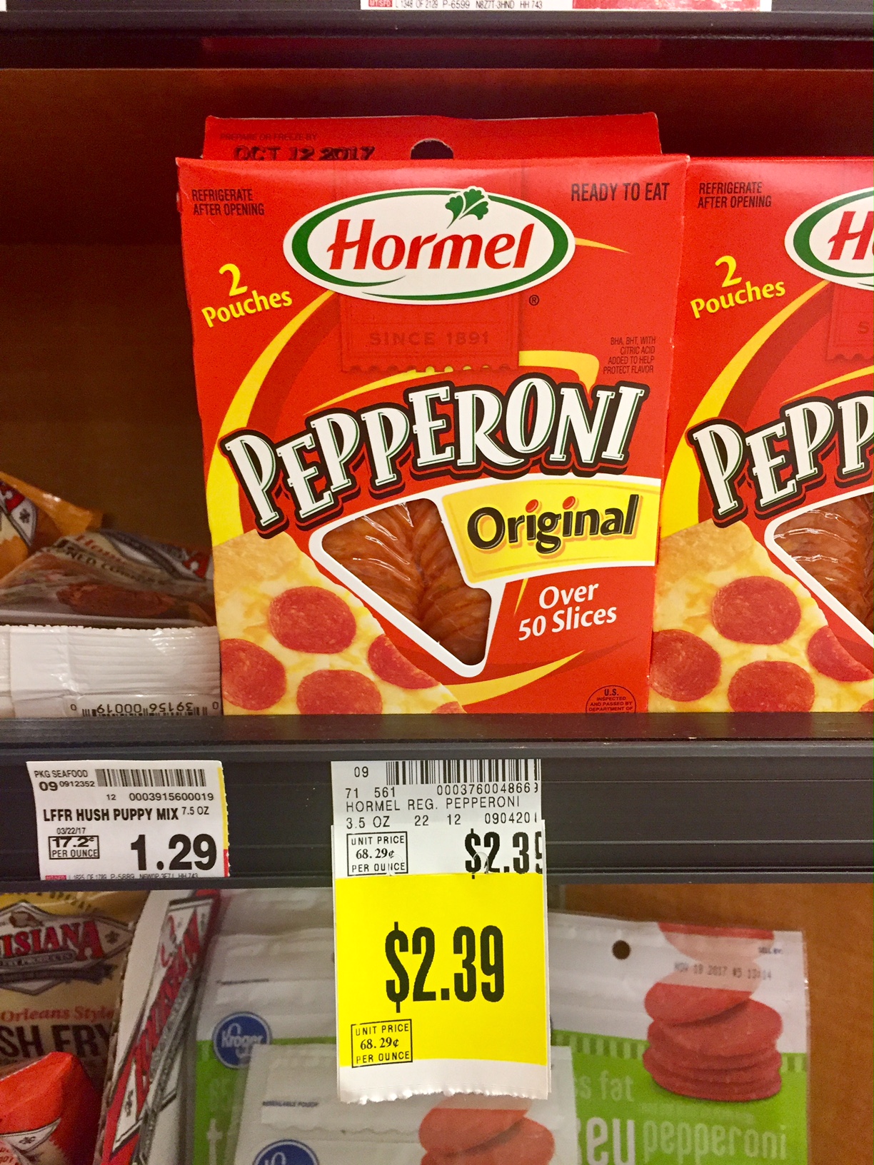Hormel Pepperoni just 1.89 Kroger Couponing
