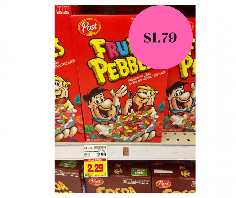 Post Fruity Pebbles just $1.79 - Kroger Couponing