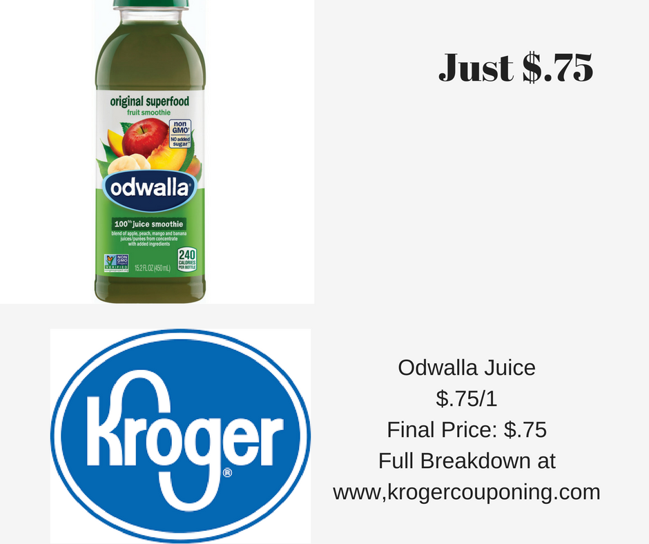 Odwalla Juice just $.75 at Kroger - Kroger Couponing