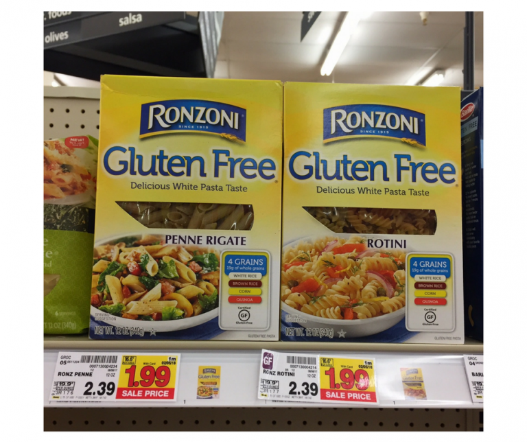 Ronzoni Gluten Free Pasta as low as $.99 - Kroger Couponing
