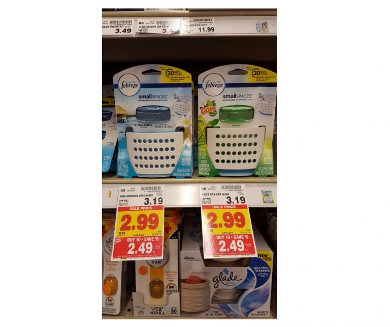 Febreze Small Spaces as low as 1.25 Kroger Couponing