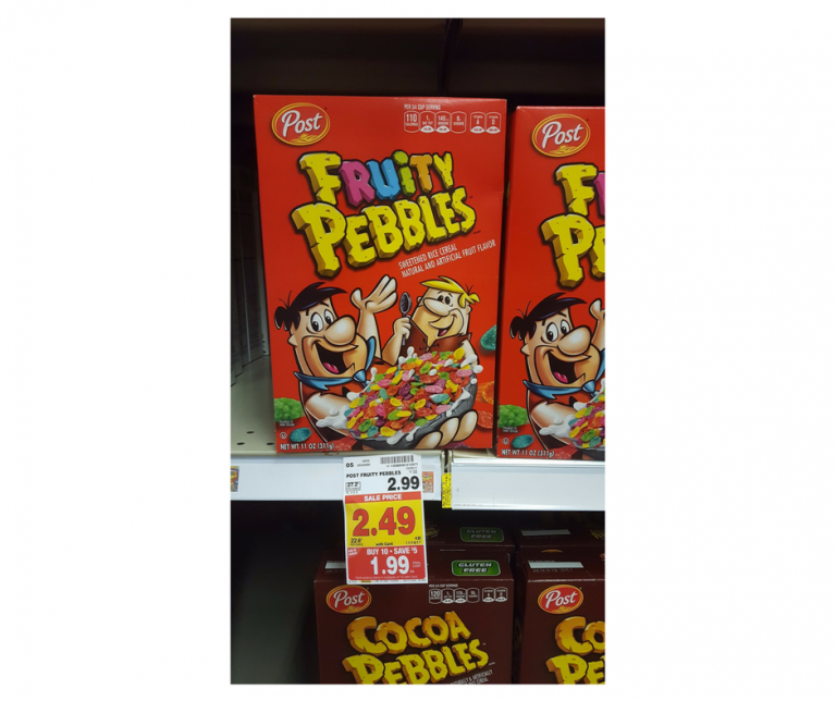 Post Fruity Pebbles just $1.49 - Kroger Couponing