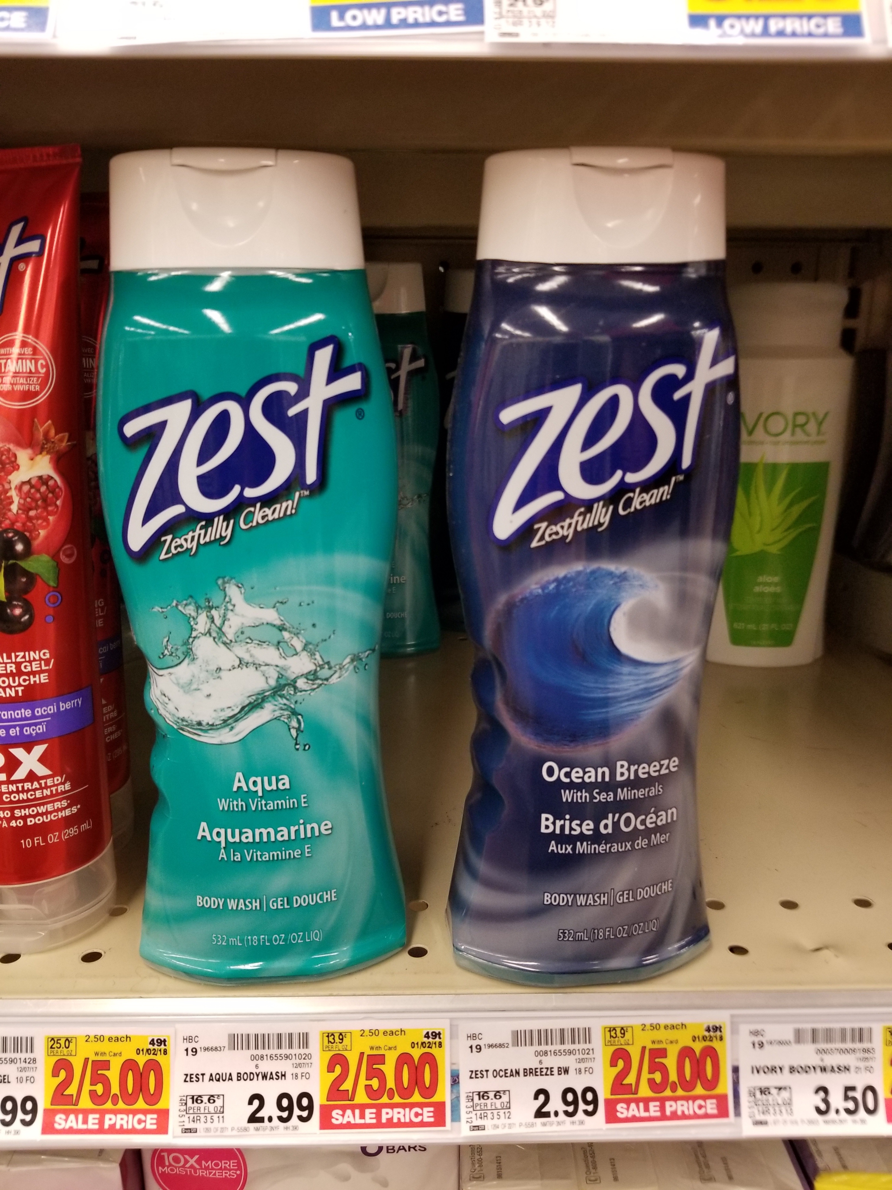 Zest Body Wash just $1.25 - Kroger Couponing