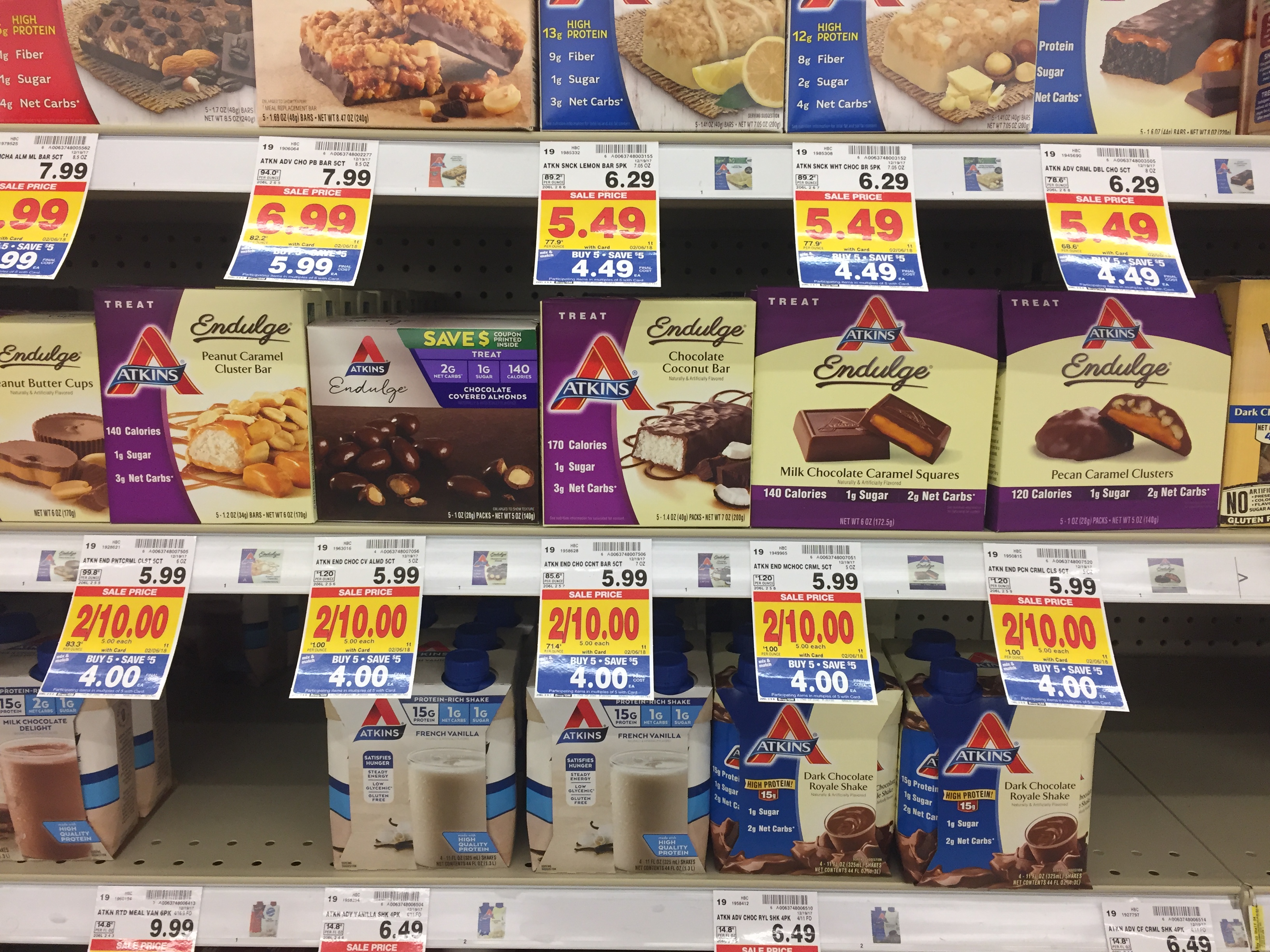 Atkins bars just $2.00 - Kroger Couponing