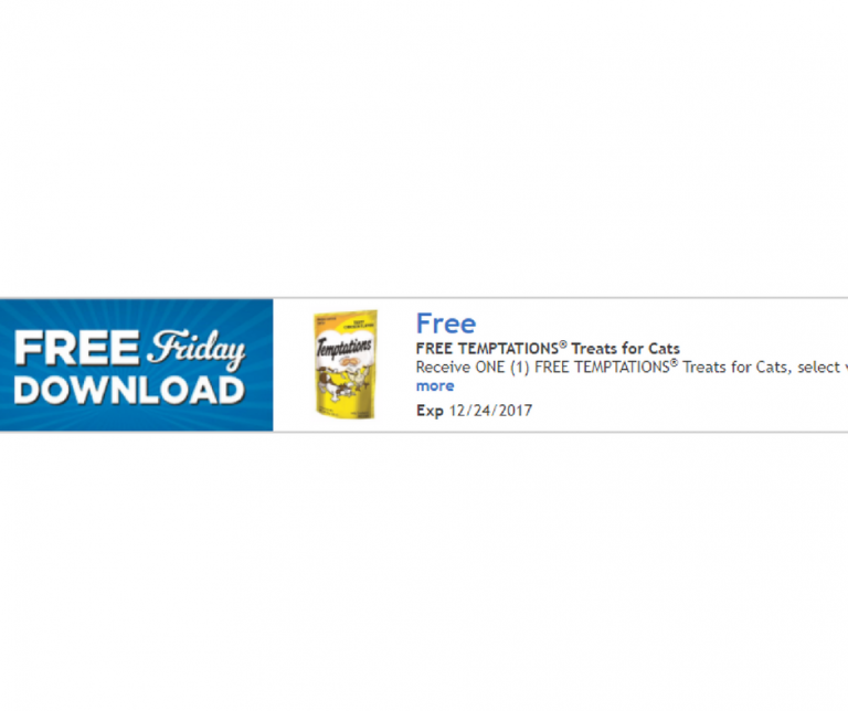 Free Friday! Temptations Cat Treats! Kroger Couponing