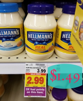 Hellmann's Mayo Just $1.49 - Kroger Couponing