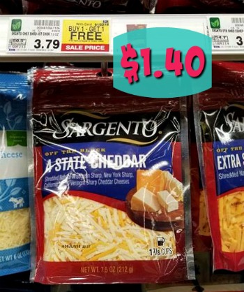 Sargento Shredded Cheese Just $1.40 - Kroger Couponing