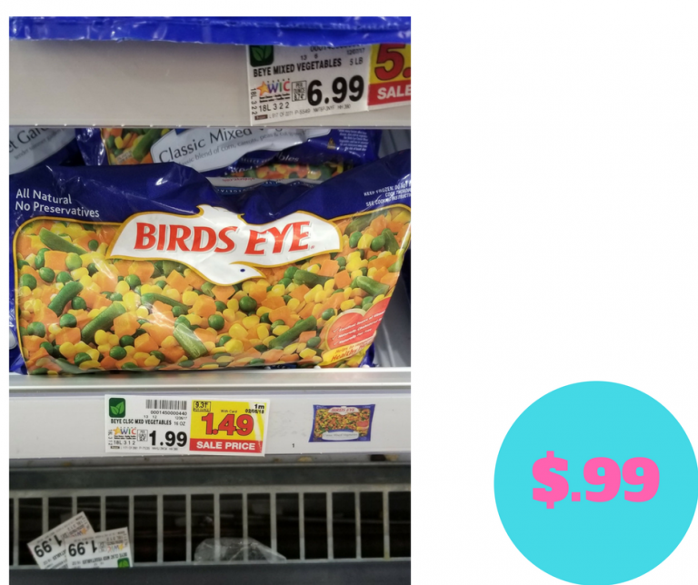 Birds Eye Frozen Veggies just $.99 - Kroger Couponing