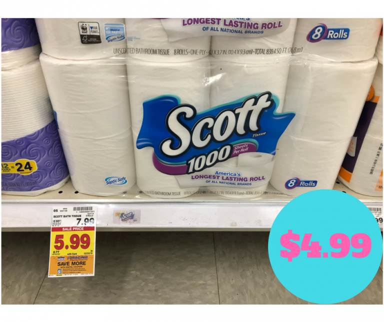 Scott Bath Tissue just $4 99 Kroger Couponing Scott Bath Tissue just $4 99 Kroger Couponing