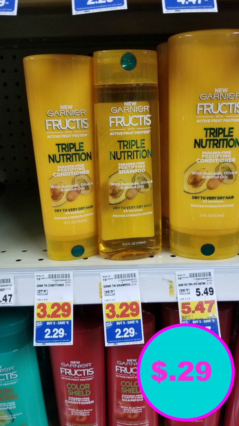 New Garnier Fructis Coupon! - Kroger Couponing