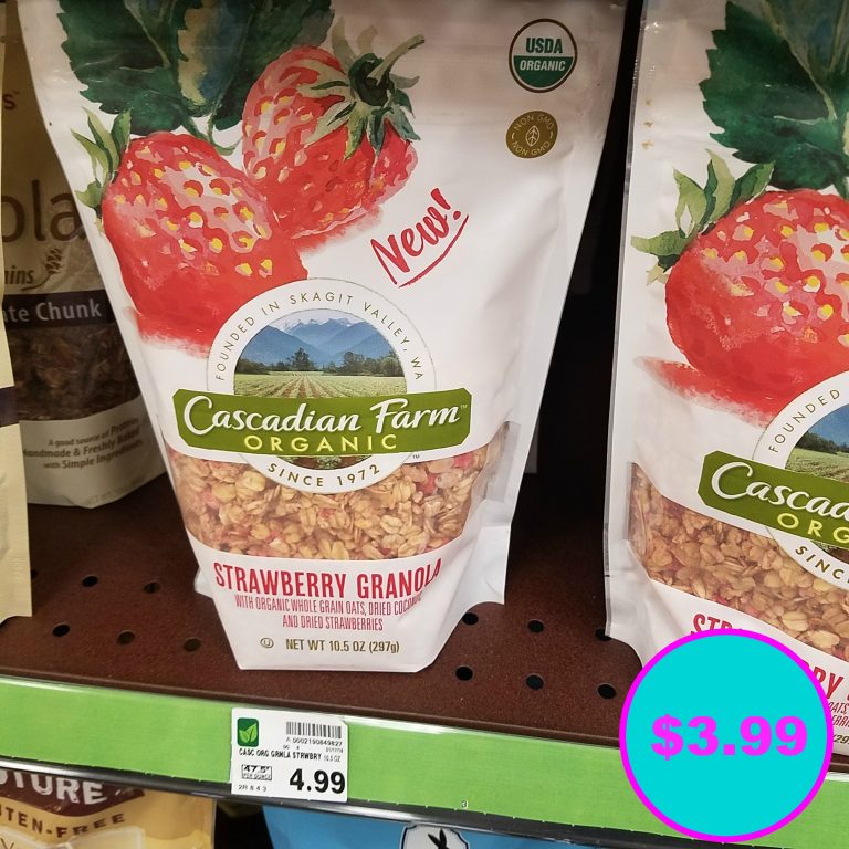 New Printable Coupon on Cascadian Farm Granola - Kroger Couponing