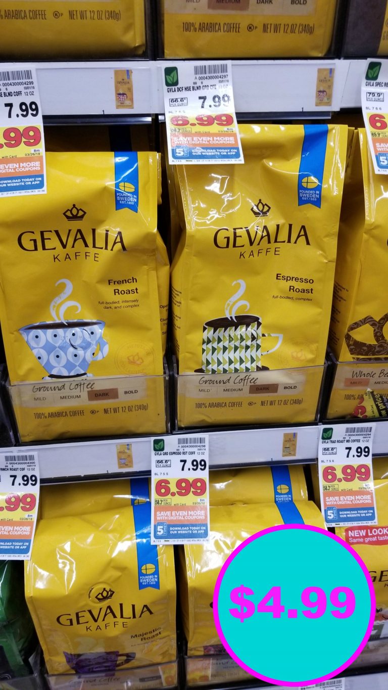 Gevalia Coffee just 4.99 Kroger Couponing