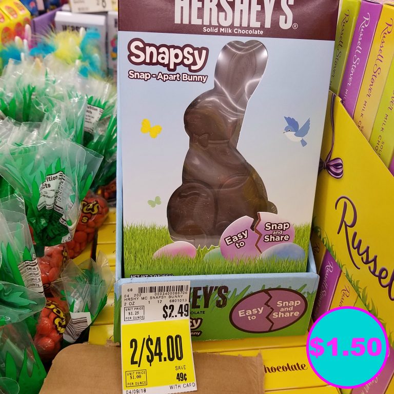 Hershey's Snapsy Bunny just $1.50 - Kroger Couponing