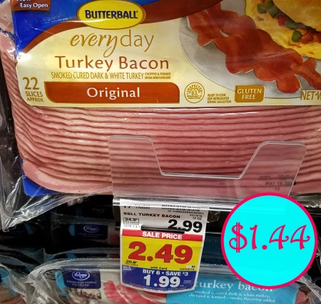 Butterball Turkey Bacon just $1.44 - Kroger Couponing