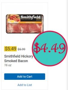 New Smithfield Coupons Save on Bacon Kroger Couponing
