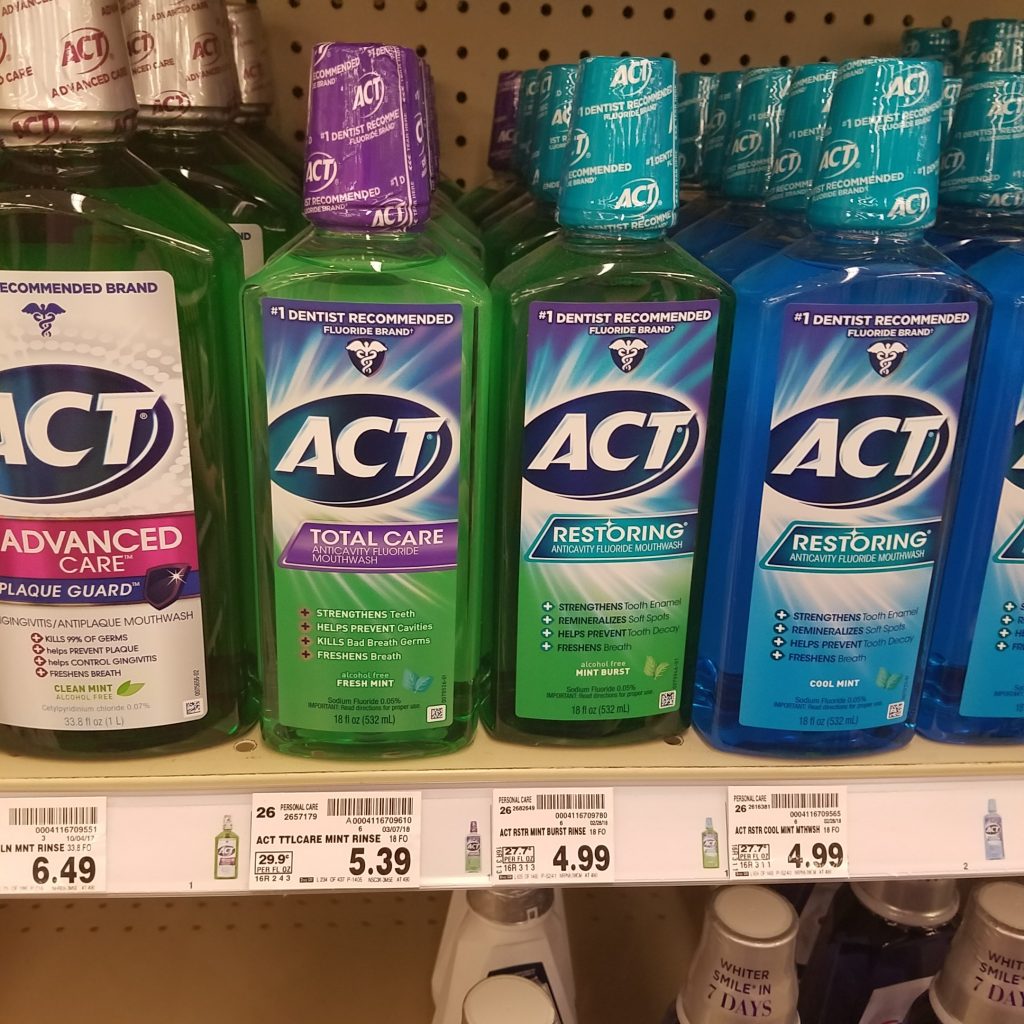 Keep Your Breath Fresh With New Act Coupon!! Kroger Couponing