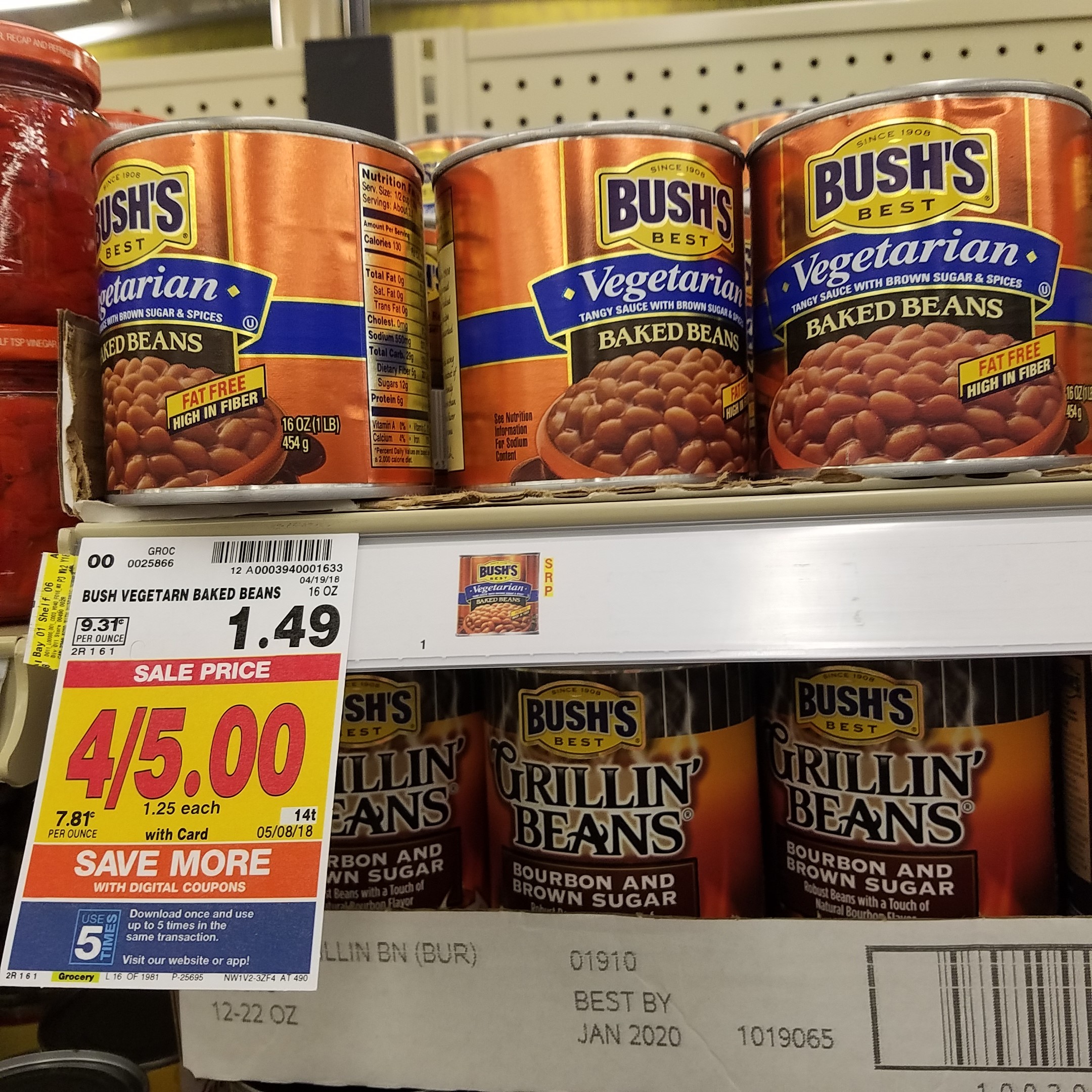 Bush's Baked Beans just 1.00 Kroger Couponing
