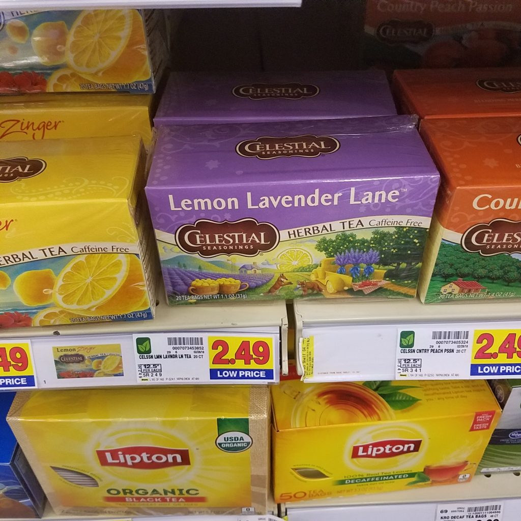 Celestial Seasonings Tea Just 1 99 Kroger Couponing