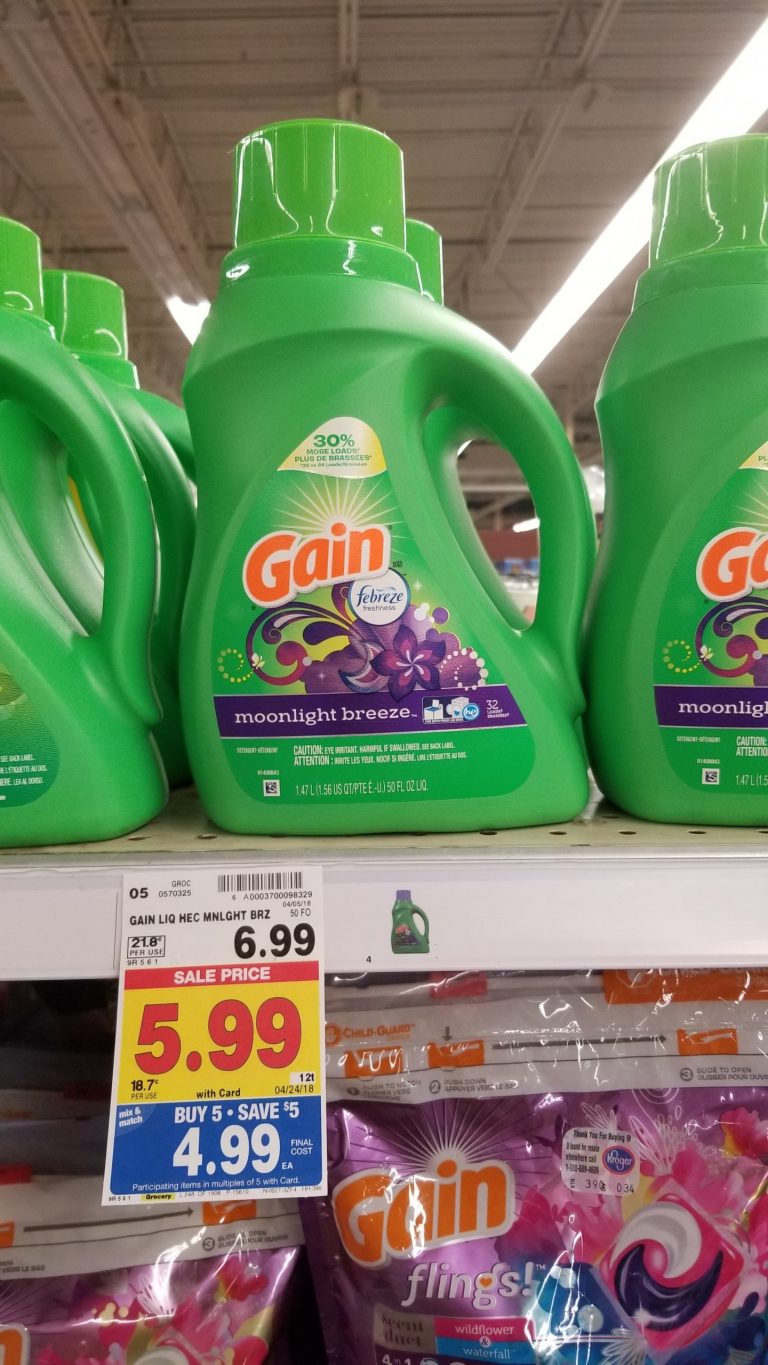 Gain Laundry Detergent just 2.99 Kroger Couponing