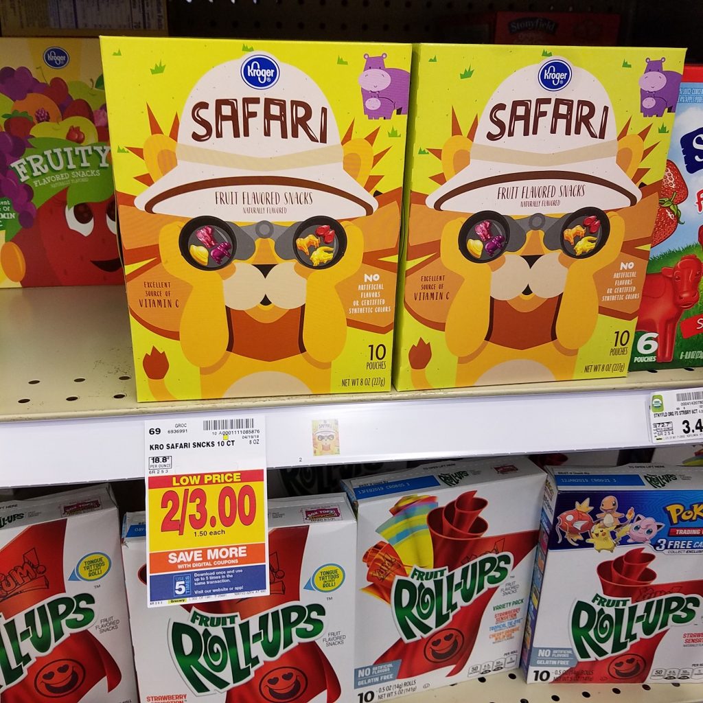 Kroger Fruit Snacks just 1.25 Kroger Couponing