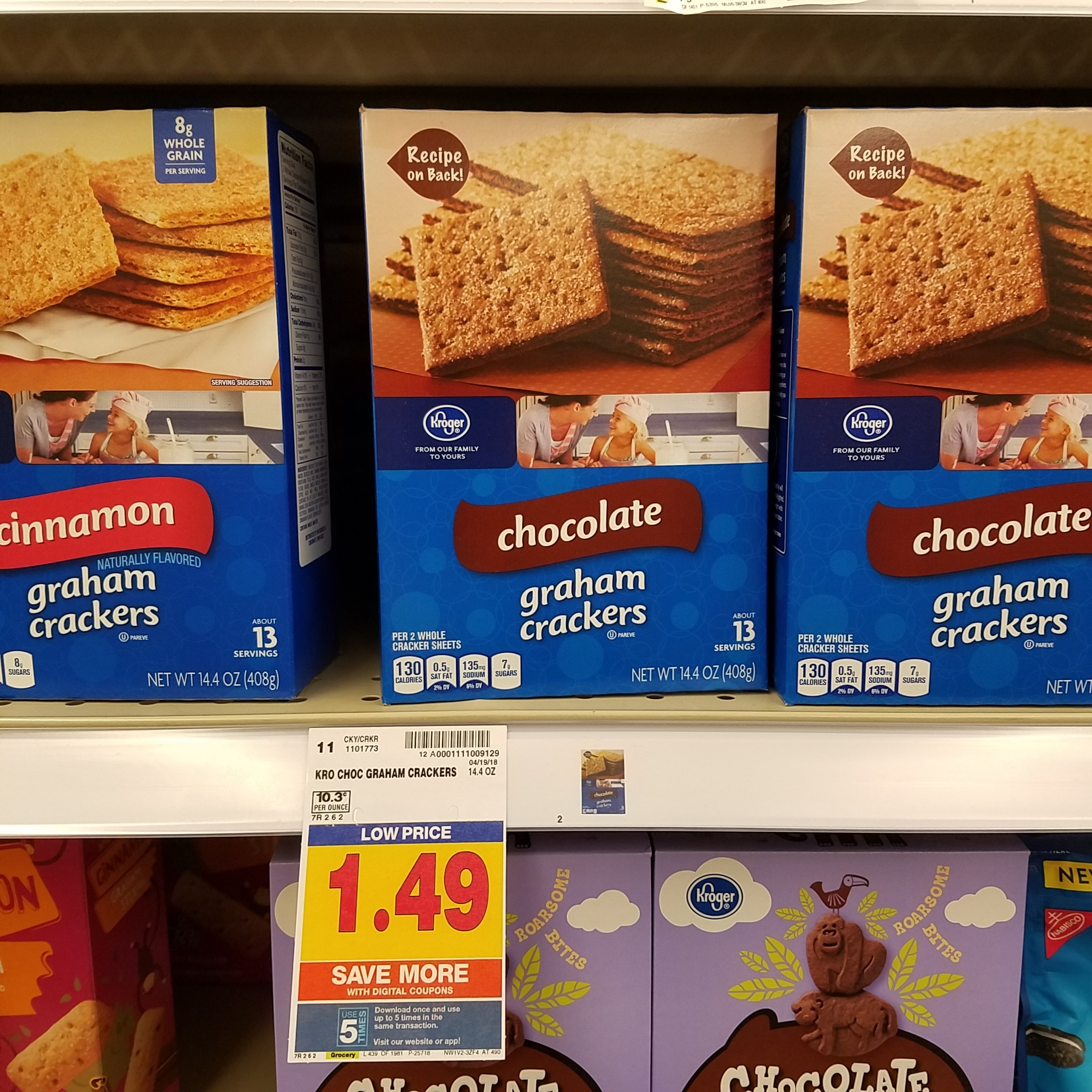 Kroger Graham Crackers just 1.09 Kroger Couponing