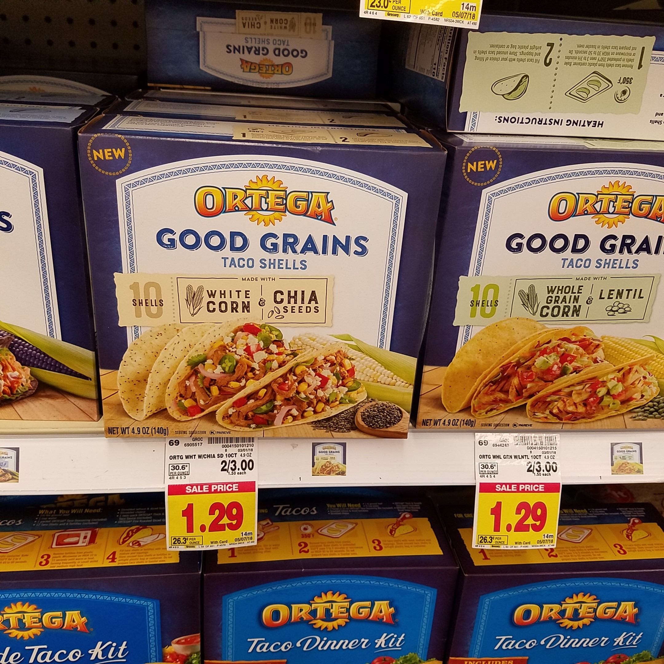 Ortega Taco Shells just .79 Kroger Couponing