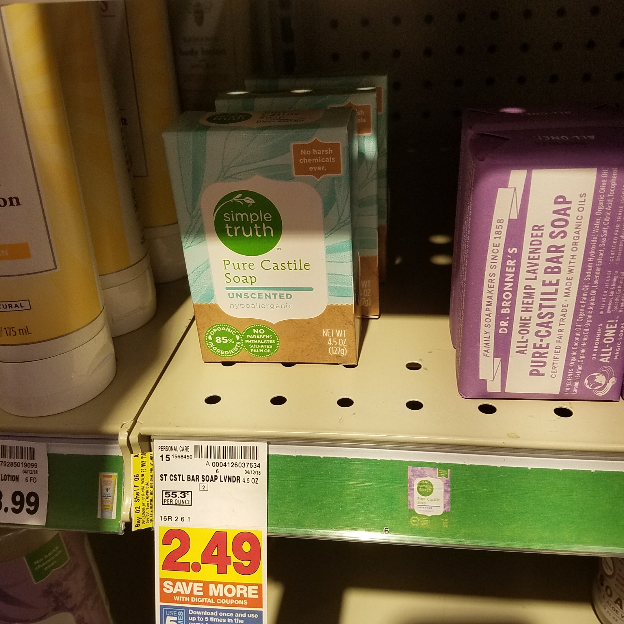 Simple Truth Soap just 1.49 Kroger Couponing