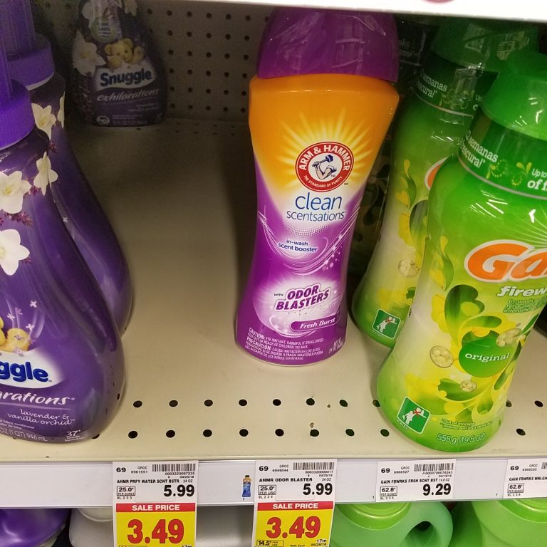 Arm & Hammer Scent Boosters just 2.49 Kroger Couponing