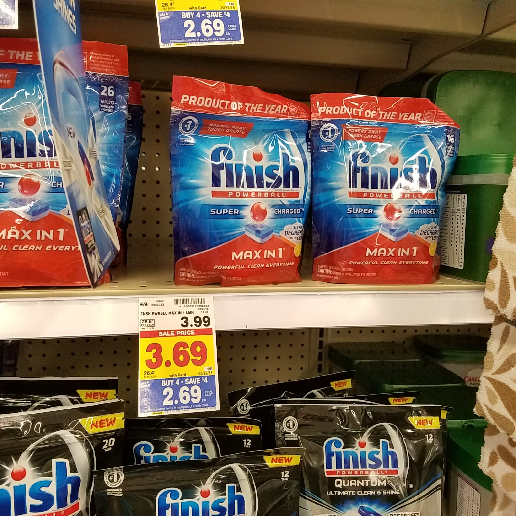 Finish Dish Detergent just 1.69 Kroger Couponing