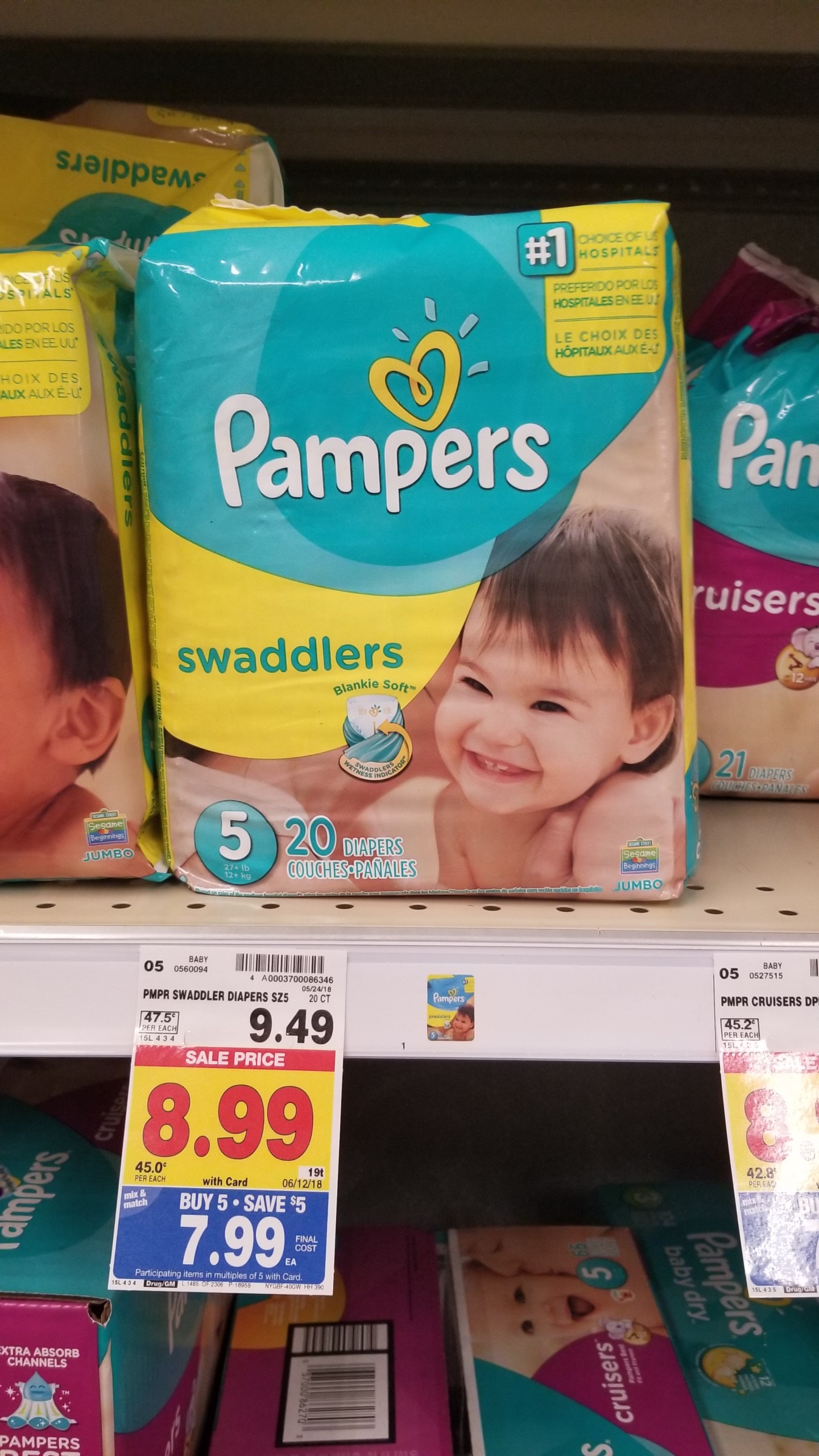 Pampers Swaddlers Diapers just 3.99 Kroger Couponing