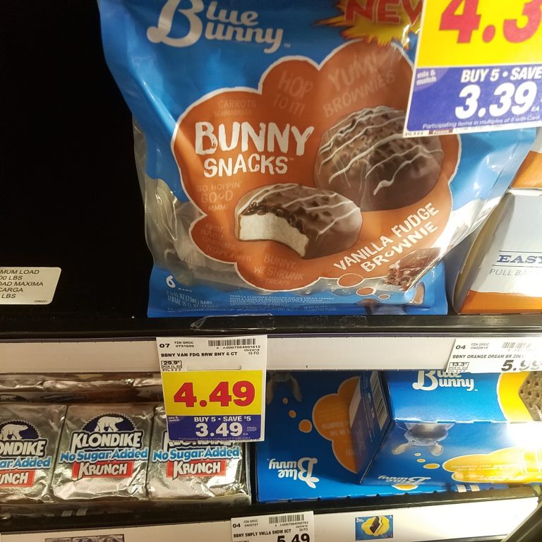 Blue Bunny Snacks just $2.24 - Kroger Couponing