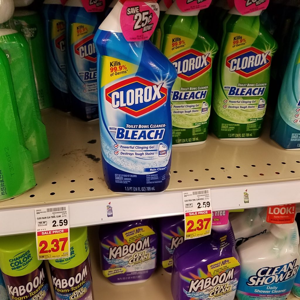 Clorox Toilet Bowl Cleaner just $1.87 - Kroger Couponing