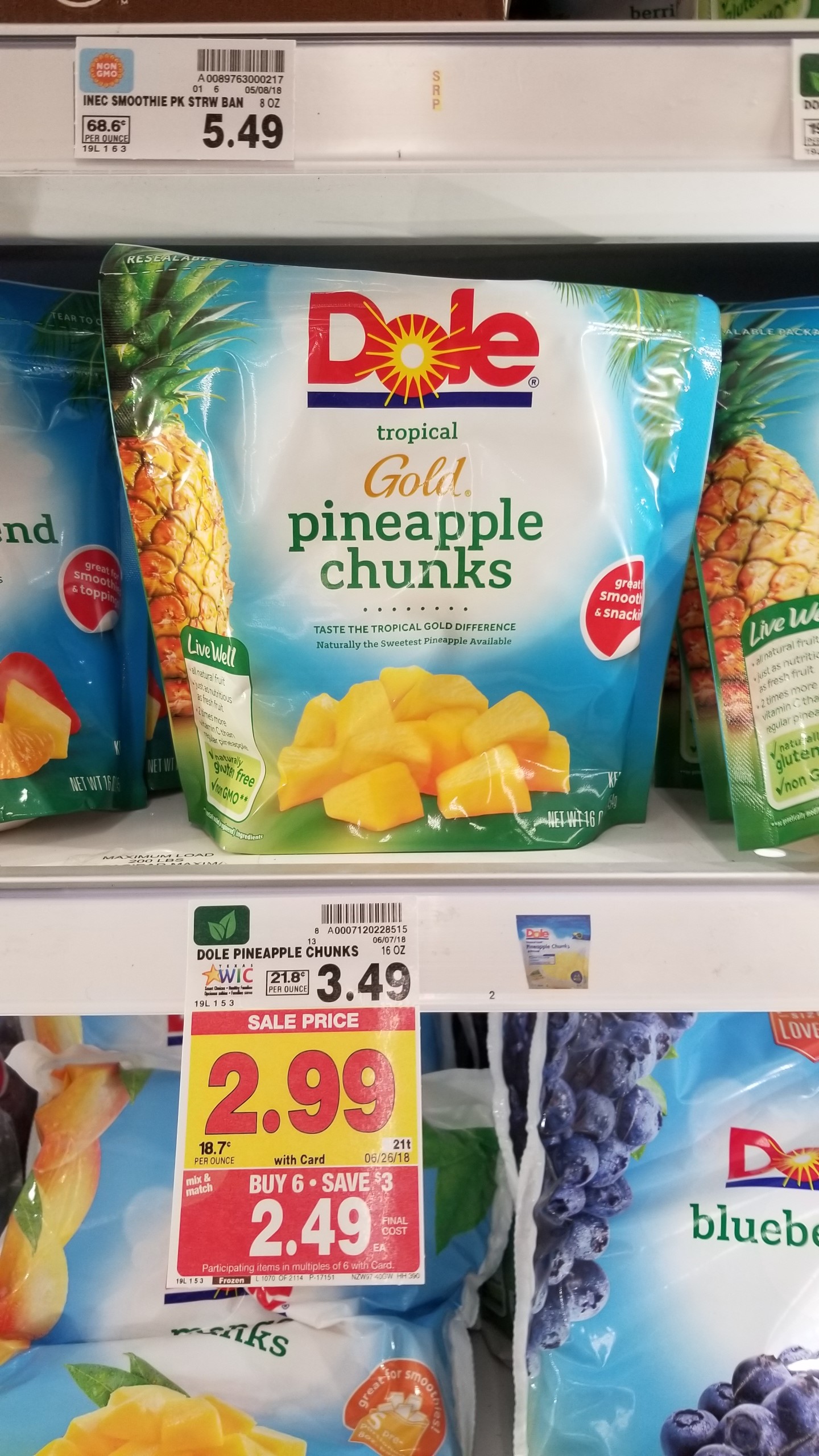 Dole Frozen Fruit just 1.49 Kroger Couponing