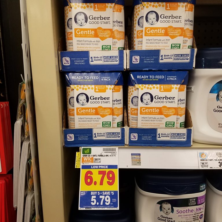 Gerber Formula as low as .79 Kroger Couponing