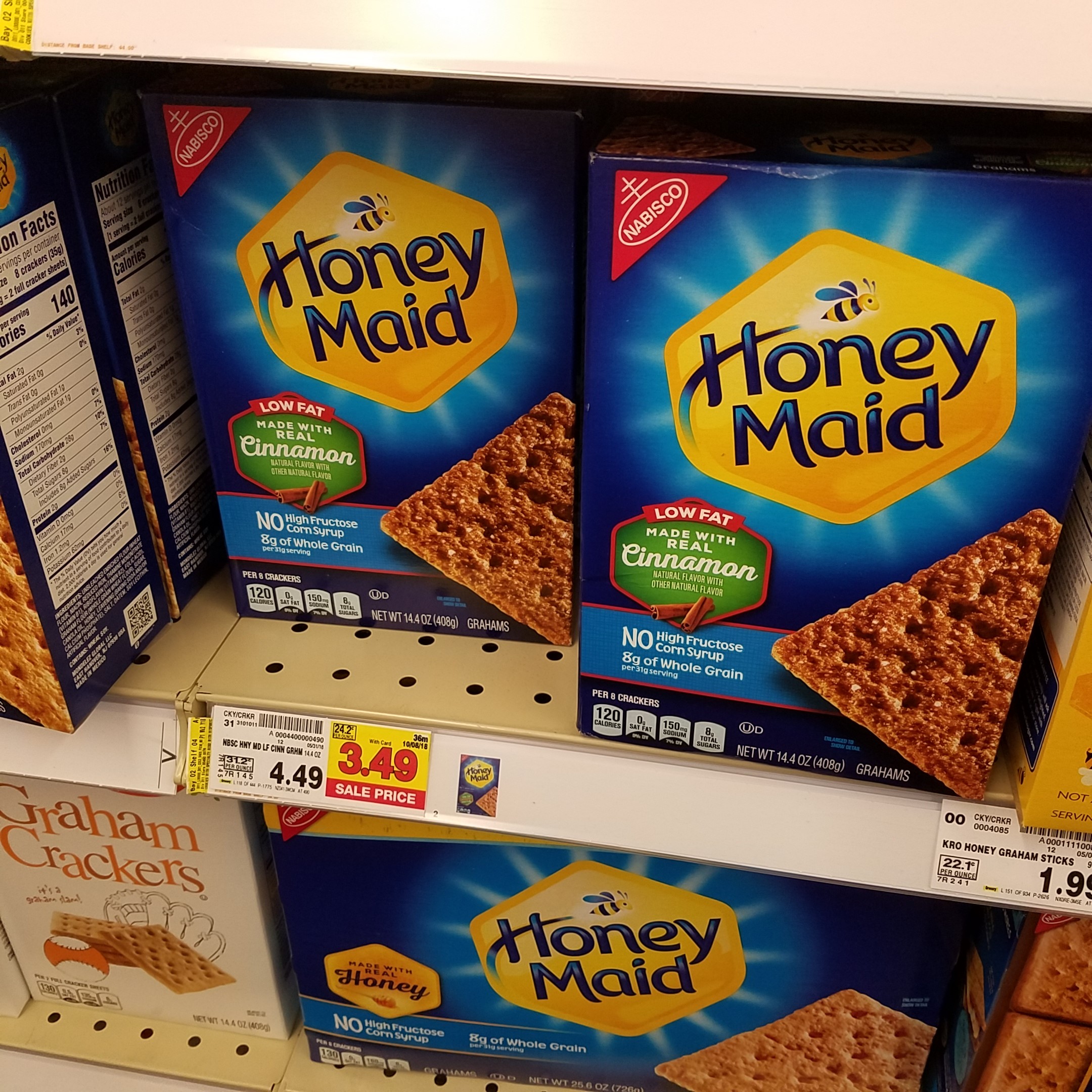 Honey Maid Graham Crackers just 2.99 Kroger Couponing