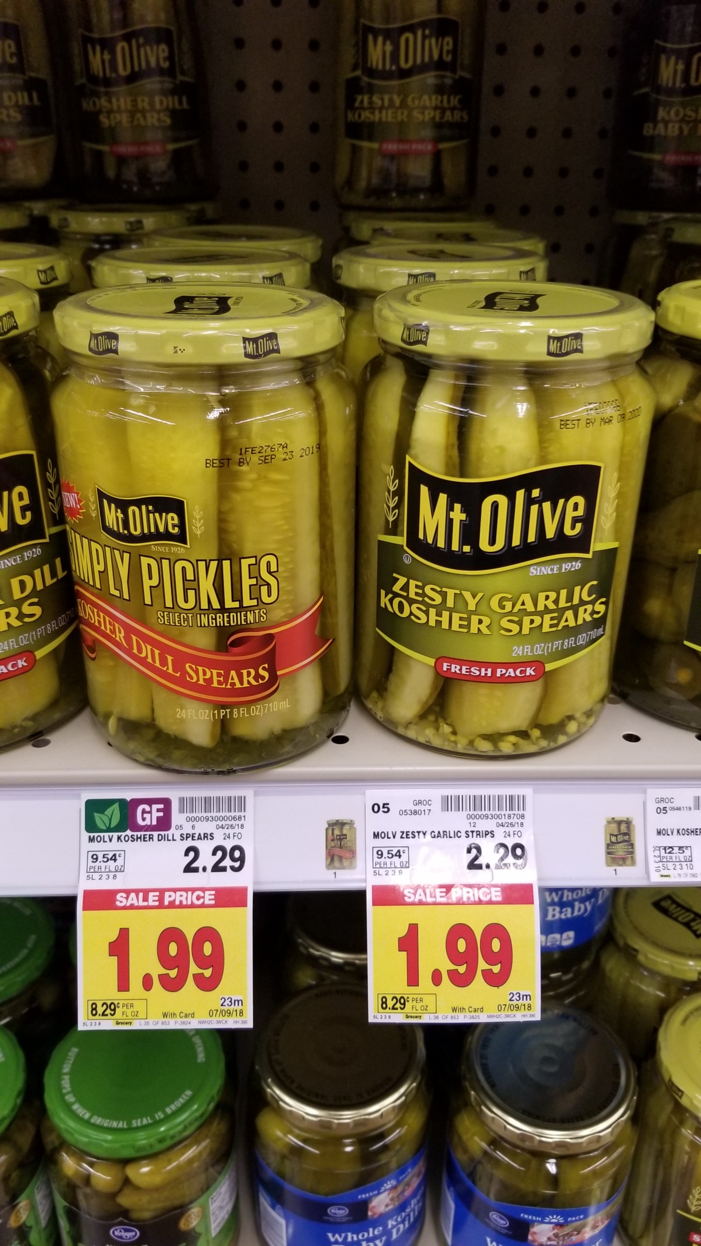 Mt. Olive Pickles just 1.49 Kroger Couponing