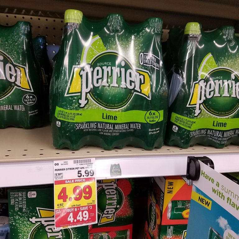 Perrier Water just $3.49 - Kroger Couponing